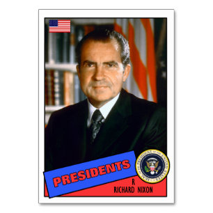 Mesa Tarjeta de béisbol Richard Nixon
