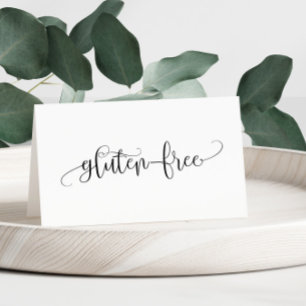 Mesa Tarjeta de carpas Gluten Free Table