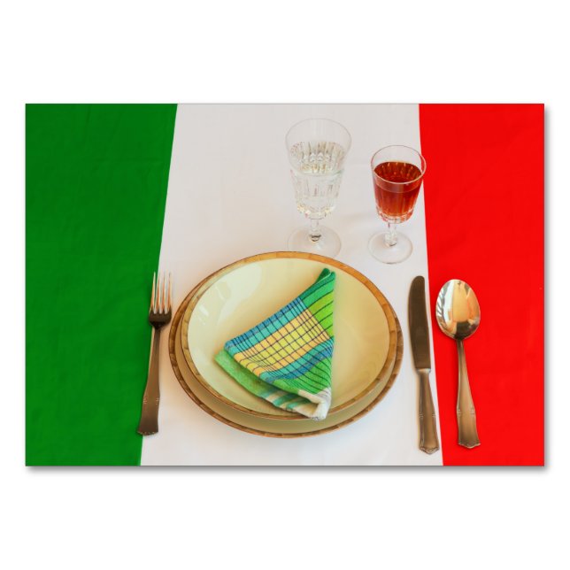 MESA TARJETA DE COCINA ITALIANA (Anverso)