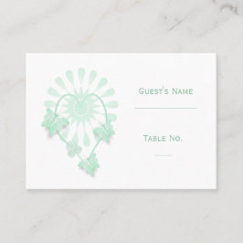 Mesa Tarjeta de configuración de lugar boda Mariposas d