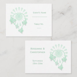 Mesa Tarjeta de configuración de lugar boda Mariposas d