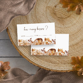 Mesa Tarjeta de Cuántos Besos de Otoño