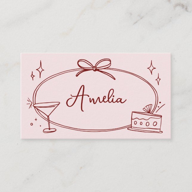 Mesa tarjeta de cumpleaños del personalizado (Anverso)