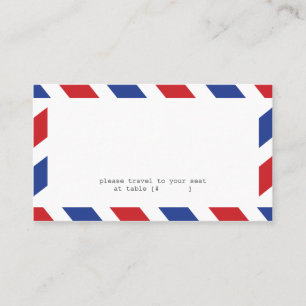 Mesa Tarjeta de Escort de Airmail