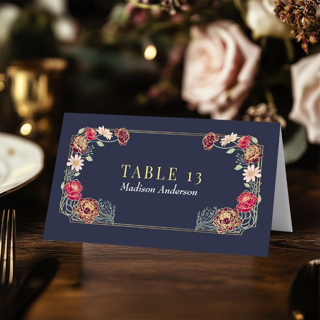 Mesa Tarjeta de Escort de Boda Jardín encantada (Subido por el creador)