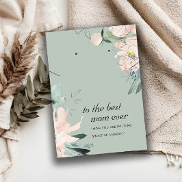 Mesa TARJETA DE GANANCIA DE REGALO DE MOM GRIS DE Rubor