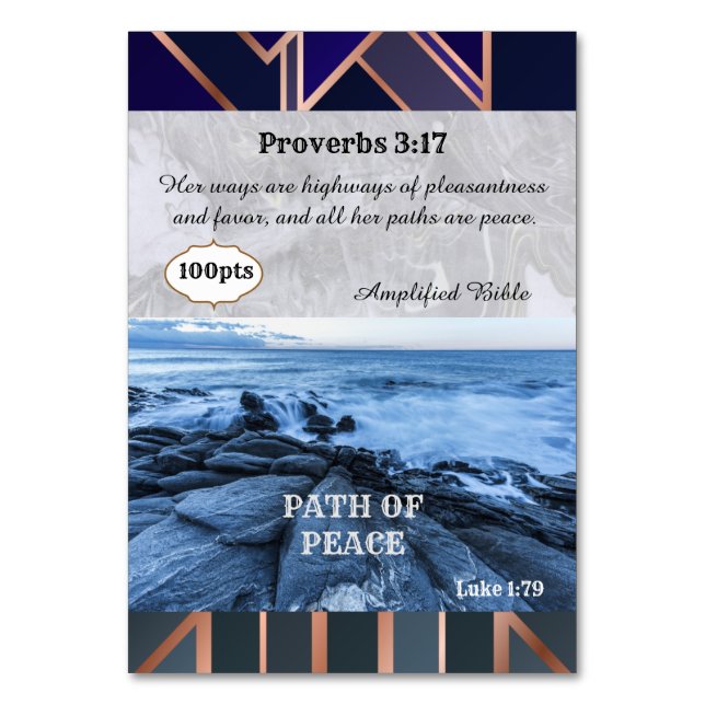 Mesa Tarjeta de juego Path of Peace (Reverso)