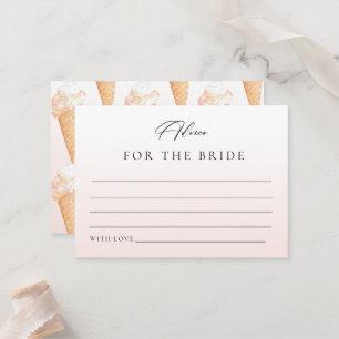 Mesa Tarjeta de juego Watercolor Ice Cream Briam Shower