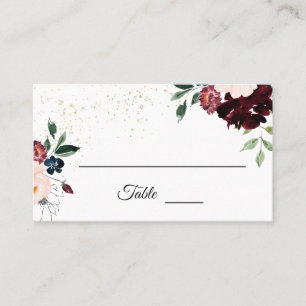 Mesa Tarjeta de lugar Boda de la celebración de verano