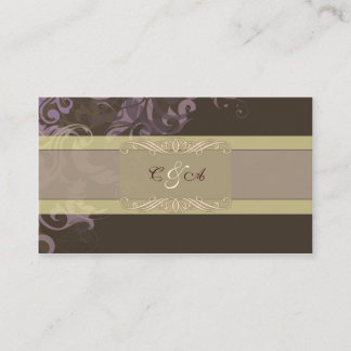 Mesa Tarjeta de lugar Boda Purple Victoria