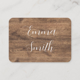 Mesa Tarjeta de lugar de boda con follaje de eucalipto