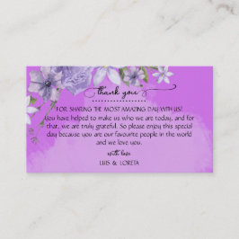 Mesa Tarjeta de lugar de Boda de guiones