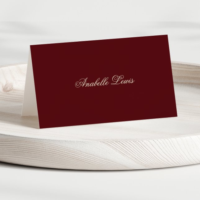 Mesa Tarjeta de lugar de boda editable con nombre de in (Subido por el creador)