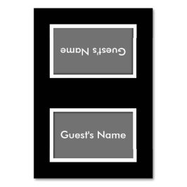 Mesa Tarjeta de lugar de nombre con matices de color El