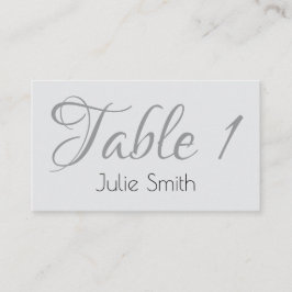 Mesa Tarjeta de Lugar Minimalista Moderna para Boda