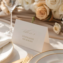Mesa Tarjeta de lugar para invitado de boda delicada el
