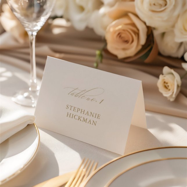 Mesa Tarjeta de lugar para invitado de boda delicada el (Subido por el creador)