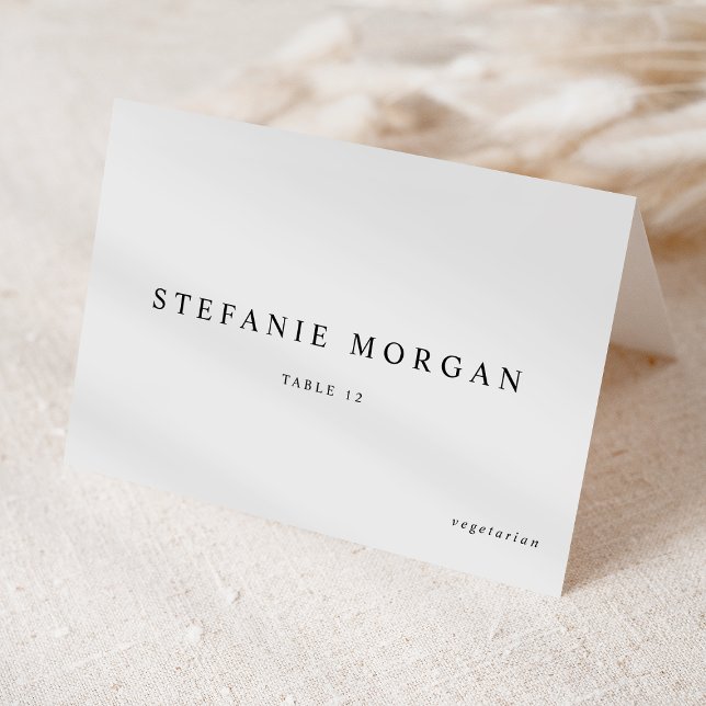 Mesa Tarjeta de lugar para la comida del Boda clásico n (Subido por el creador)