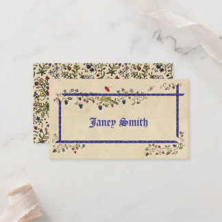 Mesa Tarjeta de lugar personalizada plana de animales m