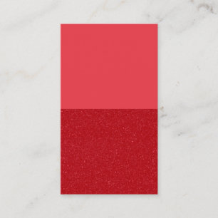 Mesa Tarjeta de lugar plana dividida con brillo rojo de