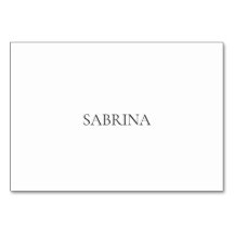Tarjeta de lugar plana moderna simple