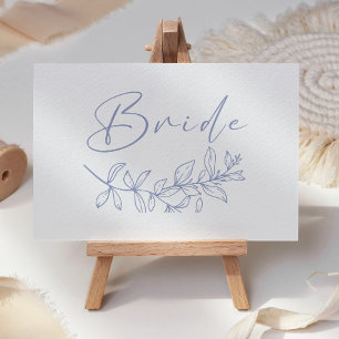 Mesa Tarjeta de lugar reservado de boda con flor de vin