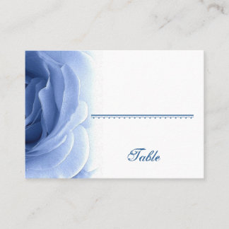 Mesa Tarjeta de lugar Rosa azul suave