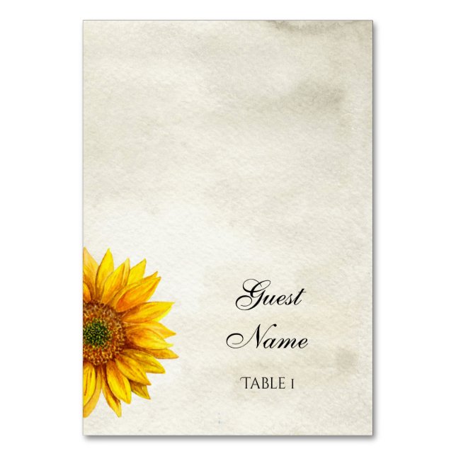 Mesa Tarjeta de lugar rústica para bodas. Tarjeta de in (Anverso)