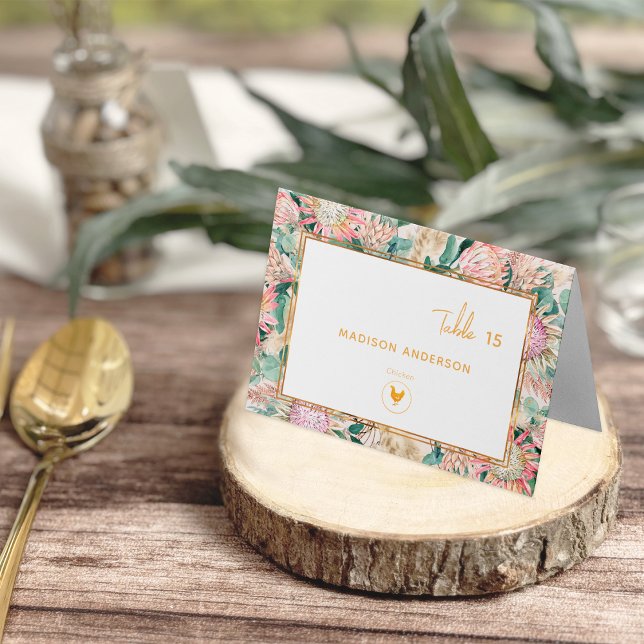 Mesa Tarjeta de Nombre de Invitado de Pollo con Avena d (Subido por el creador)