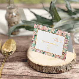Mesa Tarjeta de Nombre de Invitado para Opción de Comid