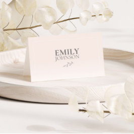Mesa Tarjeta de nombre de invitado simple moderna