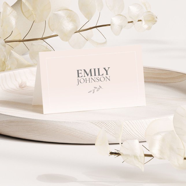 Mesa Tarjeta de nombre de invitado simple moderna (Subido por el creador)