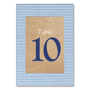 Mesa Tarjeta de número de tabla de apodo