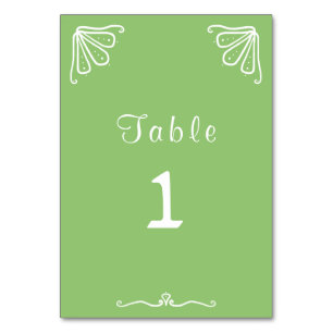 Mesa Tarjeta de número de tabla de Boda personalizado d