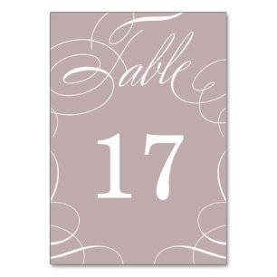 Mesa Tarjeta de número de tabla del Boda de intercambio