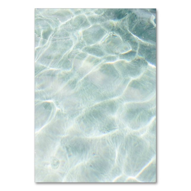 Mesa Tarjeta de número de tabla estadounidense de color (Anverso)