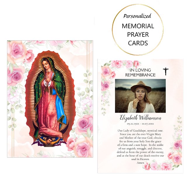 Mesa Tarjeta de oración con foto conmemorativa de Nuest (Subido por el creador)