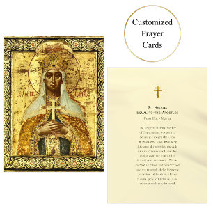 Mesa Tarjeta de oración de iconos ortodoxos cristianos 