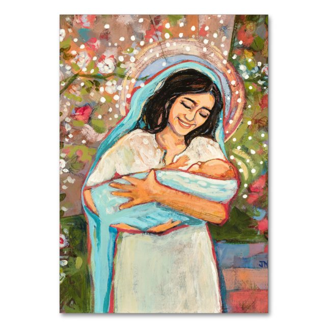 Mesa Tarjeta de oración de Nuestra Señora del Sacrament (Anverso)