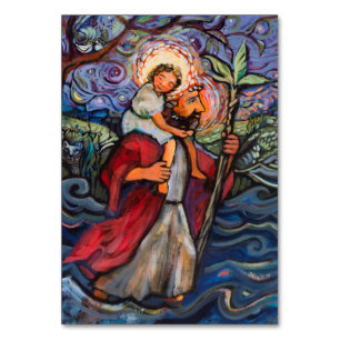 Mesa Tarjeta de oración de Saint Christopher