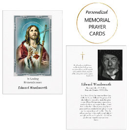 Mesa Tarjeta de oración fotográfica conmemorativa catól