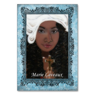 Mesa Tarjeta de oración Marie Laveaux