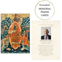 Tarjeta de oración ortodoxa cristiana fotográfica