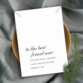 MESA TARJETA DE PANTALLA DE REGALO DE REGALO DE AMIGO B