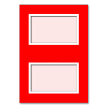 Tarjeta de personalizable Poppy Red Tented Place