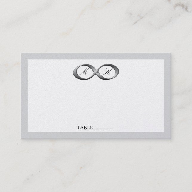 Mesa Tarjeta de plaza Boda de las abrazaderas de mano i (Anverso)
