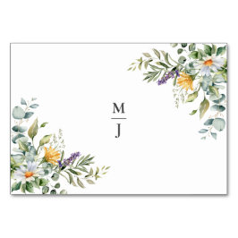 Mesa Tarjeta de plaza Boda de White Daisies