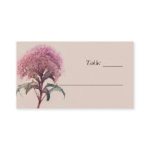 Tarjeta de plaza Boda Floral Floral
