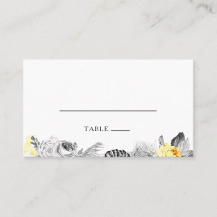 Mesa Tarjeta de plaza Boda plana tropical moderna