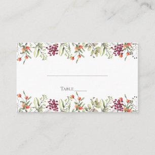 Mesa Tarjeta de plaza Boda Wildflower Meadow